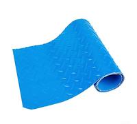 Zoegneer Tappetino protettivo antiscivolo per piscina, con texture ondulata, per pavimenti, per piscina all'aperto, spa, bagno, blu, 23 x 60 cm (60 x 23 cm)