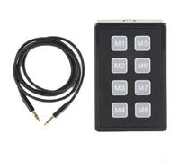 Zoegneer Tastiera di controllo esterno radio amatoriale tastiera di scorciatoia radio con cavo dati per ICOM IC-705 IC-7100 IC-7300 IC-7410 IC-9700