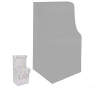 Zoegneer Tessuto Oxford 420D per macchina arcade, copertura protettiva antipolvere con accesso a cerniera e coulisse regolabile per console di videogiochi AtGames di dimensioni standard (grigio, 51 x