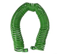 Zoegneer Tubo da giardino retrattile per irrigazione da giardino, a spirale, espandibile, con ugello spray, per piante, prato, lavaggio auto, interni ed esterni (15 m)