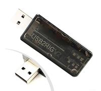 Zoegneer USB2RIG V2 Radio USB Scheda Audio Connettore per Kenwood Ham Stations Supporta 232 CIV PTT Controllo ABS Interfaccia Dispositivo