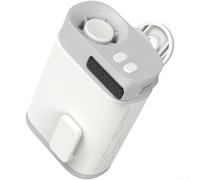 Zoegneer Ventilatore da vita con 4 livelli di flusso d'aria e batteria da 3000 mAh, per sport all'aria aperta, leggero, portatile, con angolo regolabile a 360 gradi, dispositivo di raffreddamento a