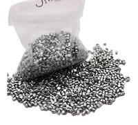 ZOENAE Piccolo Blocco di Zinco Zn ad Alta purezza Granello di Zinco al 99,99% Fusione di granuli di Zinco Granuli di Zinco Metallico Zinco sferico Pellet di Zinco for esperimenti di purificazione