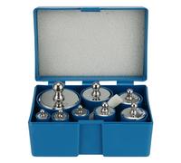 ZOENHOU 8 pezzi Bilancia Calibrazione Peso Set con Cassa, 10 g, 20 g, 50 g, 100 g, 200 g, 500 g, precisione di calibrazione, peso con pinzetta, 1000g Peso totale