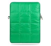 ZOENHWA Custodia per laptop da 15.3 pollici, soffice e carina Custodia per laptop da donna leggera, compatibile con MacBook Air 15.3" M2(2023)/più 15.3" Dell Lenovo HP ASUS Acer Surface PC -verde