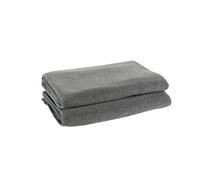 zoeppritz since 1828’, Coperta in Morbido Pile con Punto d'uncinetto da 160 x 200 cm, Poliestere, Viscosa., 940 Medium Grey Mel., 160 x 200 cm