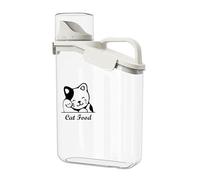 ZoeQide Contenitore Crocchette Gatto 2,8L Plastica Trasparente con Misurino