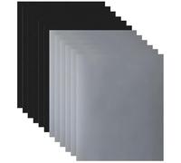 zoerbufan 12 Pezzi Carta Abrasiva Auto Abrasivi Grana, 280 x 210 mm Carta Vetrata per Legno 1000/1500/2000/3000/4000/5000, Impermeabile Levigatura a Secco e Umido Sandpaper