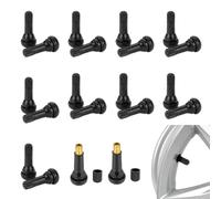 zoerbufan 20 Pezzi Valvola per pneumatici, Valvole in Gomma Snap-in TR413 Valvole in Gomma, Gomma Pneumatici Valvola per Auto, Moto, Fuoristrada, Biciclette, Scooter