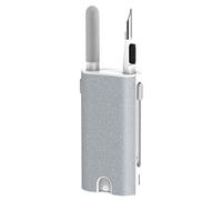 zoerbufan 5 in 1 Kit Pulisci per Airpods PRO,Spazzola per Pulizia degli Auricolari Bluetooth Multifunzione con Spazzola, 2 Panni in Microfibra, Flacone Spray