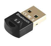 zoerbufan Adattatore Bluetooth USB 5.3 USB A, EDR Bluetooth Stick per Desktop Laptop Stampante Cuffie Mouse, Bluetooth Trasmettitore e Ricevitore Compatibile con Windows 7/8.1/10/11