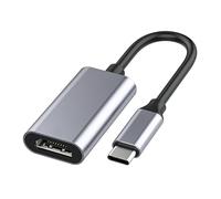 zoerbufan Adattatore da USB C a HDMI 4K 2K 1080P, USB Tipo C Maschio a HDMI Femmina, HD Uscita Audio Video per iPhone 15,16 Pro/Max MacBook Pro/Air 2023 iPad Pro iMac S23 XPS 17 e altro