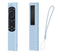 zoerbufan Custodia Telecomando per Samsung SolarCell Smart TV BN59 Series, Anti-Scivolo Cassa Copertura per Samsung QLED TV Remote Cover con Cordino (Blu)