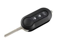 zoerbufan Guscio Chiave Fiat con Lama a 3 Tasti Ricambio, Ricambio Chiave Fiat Telecomando, Chiave Telecomando Auto per Fiat Grande Punto Evo Panda 500 Bravo Ducato Doblo