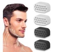 zoerbufan Jawline Exerciser [4 Pezzi], Mascella Allenatore Esercizi, Eliminatore Doppio Mento, Jaw Liner Trainer Allenatore per Il Viso e Facciali Mascella Allenatore Esercizi per Uomini e Donne
