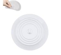 zoerbufan Tappo per Vasca da Bagno, 15cm Tappi di Scarico Universale per Lavandino, Doccia, Lavello, Blocca Scarico dell'Acqua (Bianco)