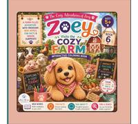 Zoey Visits the Cozy Farm: An Interactive Coloring Book for Ages 5+ with Farm Animals, Hidden Pictures, Spot the Difference, Vocabulary Building, ... Activities, and Screen-Free Educational Fun