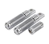 Zoeyilan 1 Pair Motorcycle Foot Pegs, Powersports Foot Pegs, CNC Front & Rear Foot Pegs Foot Rests For Models That Use Male Shifter Pegs (Plated Style)
