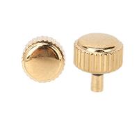 Zoeyilan 5pcs Watch Parts, Down Screw Copper Bronze Link Accessories Assortment Part Kit, Watch Crown Spare Parts Stainless Steel Watch Crown, for Watch Repairing (Agujero de 3,5 mm de largo)
