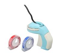 Zoeyilan Etichettatrice per goffratura, stampante per etichette 3D portatile, stampante per etichette manuale, per casa, fai da te, artigianato, ufficio