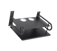 Zoeyilan Scaffale AV galleggiante, scaffale TV a doppia parete, fascia per giocatori DVD per router metallico, scaffali per cavi per cavi per il proiettore domestico Wifi Router Game