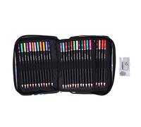 Zoeyilan Set di matite colorate premium, 72 cavi colorati premium soft core, solido custodia per cerniera ovunque, custodia portatile per adulti, artisti, professionisti e coloristi