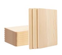 ZOFUN 10 taglieri per la colazione in legno, 24 x 14 x 1 cm, in legno di pino, tagliere in legno non trattato, tagliere in legno, per pane, carne, verdure