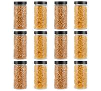 ZOFUN 12 barattoli in vetro con coperchio, da 750 ml, con coperchio, per marmellate, in vetro, per conserve, barattoli rotondi con coperchio per conservare