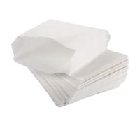 ZOFUN Lot de 200 Petits sacs en papier blanc, 15 x 19 x 5 cm Pochettes Kraft Alimentaire - Durables et Recyclables - Sacs cadeaux en papier