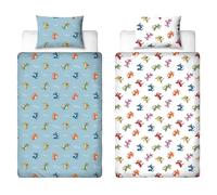 Zog Copripiumino Singolo Ufficiale | Design Stars | Biancheria da letto reversibile a 2 lati con federa coordinata | Perfetto per camera bambini | Polcotone