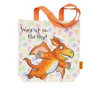 Zog Tote Bag | Borsa in cotone con licenza ufficiale con design "Way Up in the Sky" | Borsa riutilizzabile durevole per libri, generi alimentari e uso quotidiano | Regalo per i fan di Zog