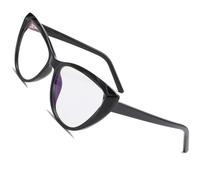 ZogCowy - Lenti di blocco della luce blu, TR90 con cornice per occhio di gatto per computer con protezione anti-affaticamento degli occhi e antiriflesso UV, nero, 52