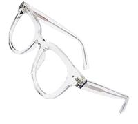 ZogCowy - Occhiali da donna e uomo TR90 luce blu per computer con anti-affaticamento degli occhi e abbagliamento UV, Trasparente, 52