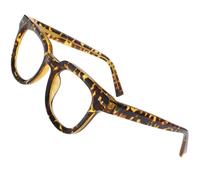 ZogCowy - Occhiali da donna e uomo TR90 luce blu per computer con anti-affaticamento degli occhi e abbagliamento UV, Carey, 52