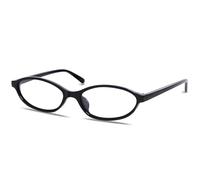 ZogCowy - occhiali ovali con blocco della luce blu, eleganti occhiali da computer anni '90 con protezione anti-affaticamento degli occhi e antiriflesso UV, Nero -, 52