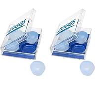Zoggs 300650, Tappi per Le Orecchie Unisex Bambini, Trasparente, Taglia Unica (Confezione da 2)