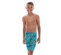 Zoggs - Costume da Bagno da Bambino, con Motivo a Spirale Multicolore Multicolori 23-Pollici/6-7 Anni
