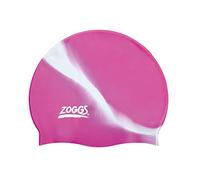 Zoggs Cuffia, Multi Colour Silicone cap Unisex Adulto, Argento Rosa, Taglia Unica