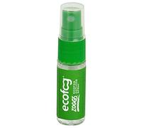Zoggs ECOFOG - Detergente per lenti e spray antiappannamento unisex, verde/trasparente, 15 ml