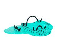 Zoggs - Flat Hand Paddles - Galleggiante per nuoto L/XL turquoise /nero