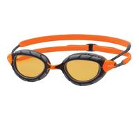 Zoggs Gafas de Natación Predator Pol Ultra, Occhialini Nuoto Unisex-Adulto, Grigio/Arancione/Rame Polarizzato, Regular Fit