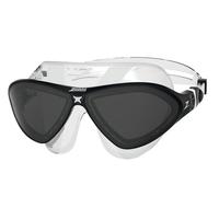 Zoggs Horizon Flex, Swim Mask Goggles Unisex-Adult, Clear/Black/Tint Smoke