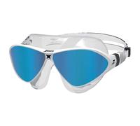 Zoggs Occhialini da nuoto Horizon Flex Titanium Unisex Adulto Trasparente/Bianco/Specchio Blu