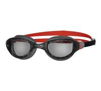 Zoggs Phantom 2.0, Occhialini da Nuoto Unisex, Black/Red/Smoke, Taglia Unica