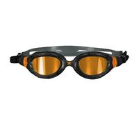 Occhialini Zoggs Predator Flex Titanium arancio nero con lenti a specchio arancio - M