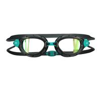 Occhialini Zoggs Predator Titanium Reactor nero blu con lenti a specchio verde - M-L