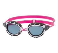 Occhialini Zoggs Predator rosa nero bianco con lenti trasparenti blu - S