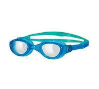 Zoggs Phantom Clear Occhialini da Nuoto, Unisex - Adulto, Blu/Verde, Taglia Unica