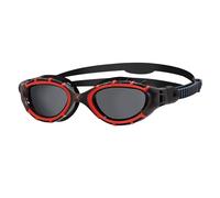 Zoggs Predator Flex Polarized Goggles L rosso/nero/smoke Polarized occhialini da nuoto, Regular