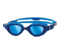 Occhialini Zoggs Predator Flex Titanium blu con lenti a specchio blu - M
